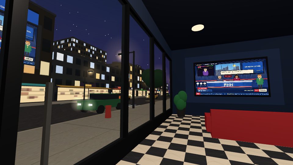 i built a 24/7 AI news network from my house. then i decided i wanted to live inside it.